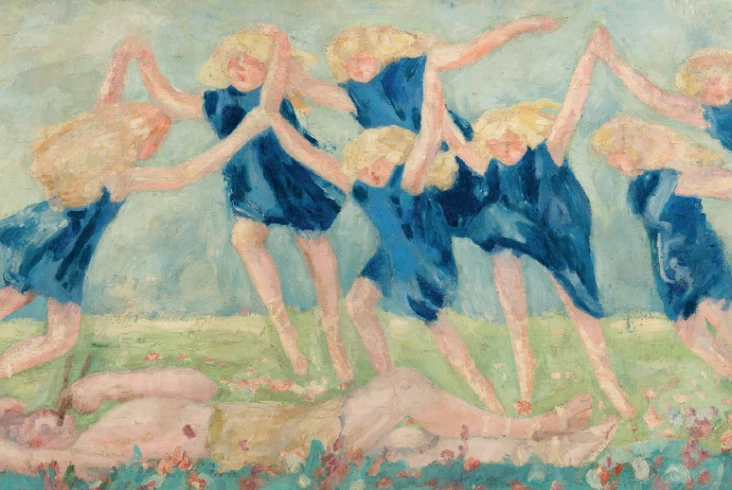 Une journée de Daphnis et Chloé, La Danse bleue, 1913