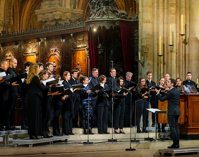 Photo de la Maîtrise Notre-Dame de Paris © Léonard de Serres