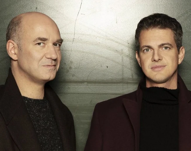 Photo de Philippe Jaroussky et Jérôme Ducros © Simon Fowler