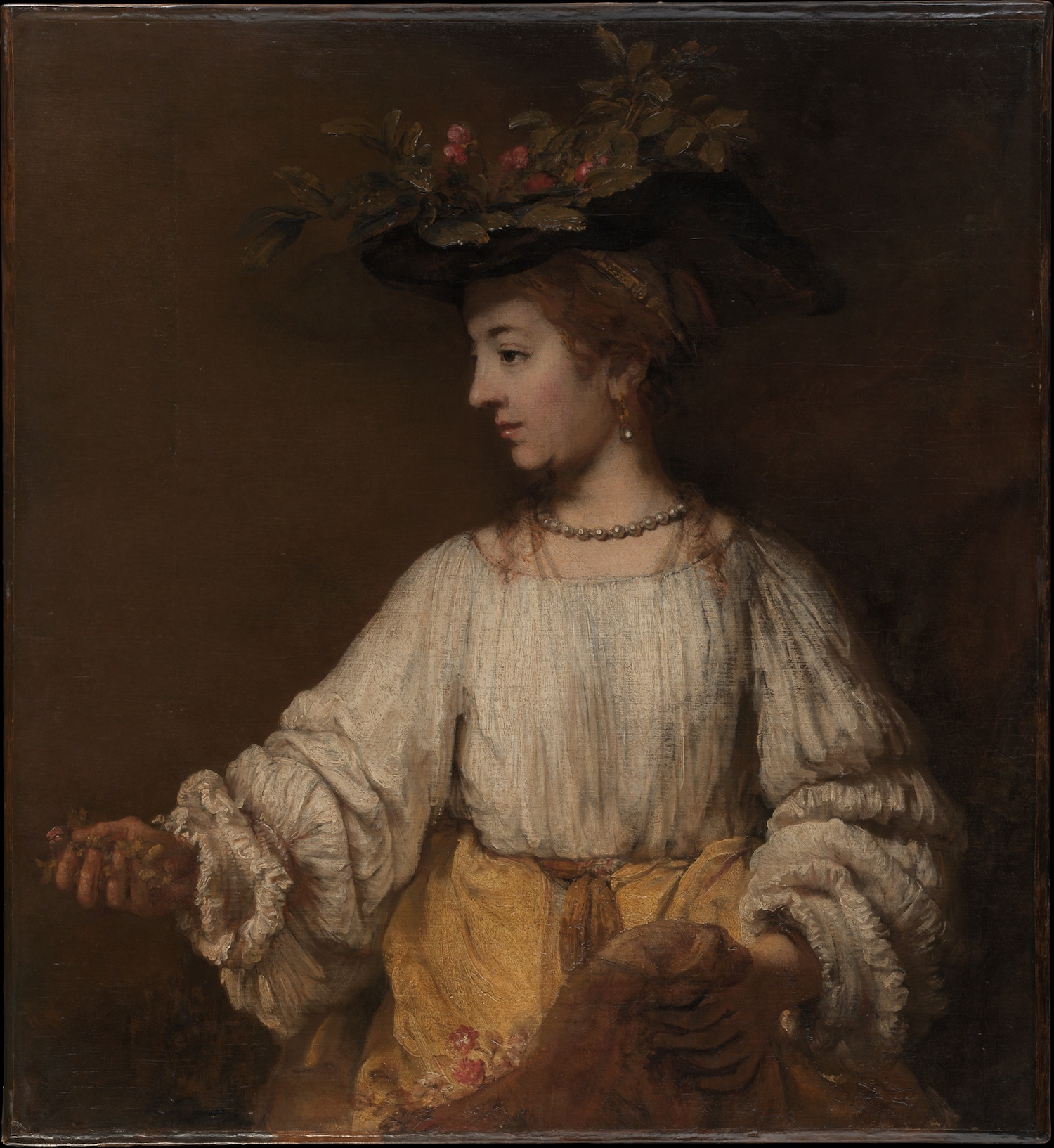 Flora, Rembrandt (vers 1654), (c) Metropolitan Museum of Art