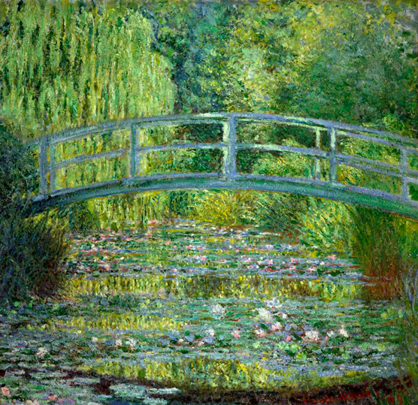 Le Bassin aux nymphéas, harmonie verte - Claude Monet